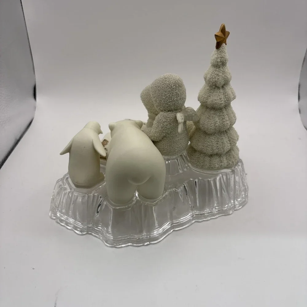 Vtg~Dept 56 Snowbabies Let's Go See Jack Frost Penguin 10th Anniversary 68850